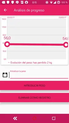 Dieta personalizada para perder peso y adelgazar android App screenshot 1