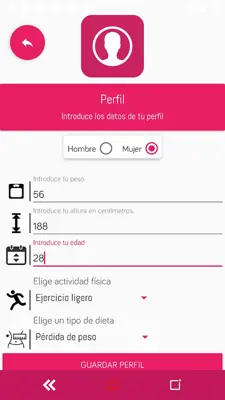 Dieta personalizada para perder peso y adelgazar android App screenshot 2