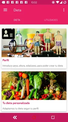 Dieta personalizada para perder peso y adelgazar android App screenshot 7